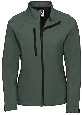 Russell 140F-38-2XL Ladies' Softshell Jacket, 2X-Large Size, Bottle Green