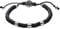Diesel Armband Für Männer Perlen, 16.5Cm-25Cm Schwarzes Halbedelstein-Armband, DX1121040