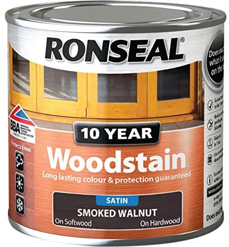 Ronseal 10 Year Woodstain Smoked Walnut 250ml