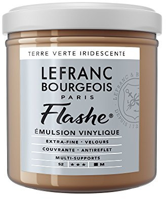 Lefranc Bourgeois, Vernice acrilica, vinile, Terra Verde Iridescente, 125ML