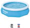 Bestway Piscina rápida de 10 pies | Piscina sobre el Suelo para niños y Adultos, Juego Completo de Piscina Inflable con Bomba de Filtro, 3,800 L