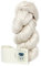 Lotus Yarns Silk 22 weiches glänzendes Spitzengarn, kühl und hautfreundlich mit seinem atmungsaktiven Charakter, perfekt für Sommerstricken und Häkeln, ungefärbt, Naturweiß, 100 g