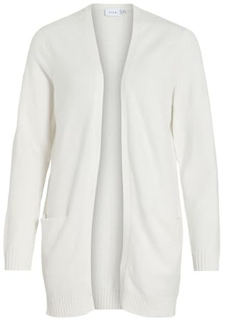 VILA Cardigan Basique Maille White Alyssum M White Alyssum M