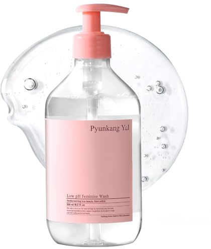 Pyunkang Yul Low pH Feminine Wash with Green Tea, Cica, Moisturizing for Women Vaginal Health, Calming, Soothing Intimate Hygiene Wash Care for Itchy & Dry Skin, Cleanser, Paraben-Free 16.9 Fl.oz