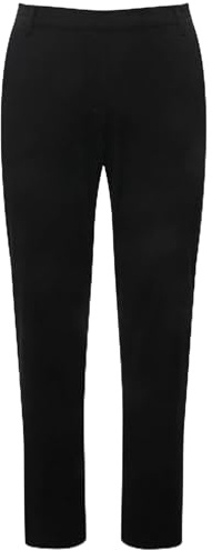 Ulla Popken Damen Chino Schlupfhose, schwarz, 56W / 32L