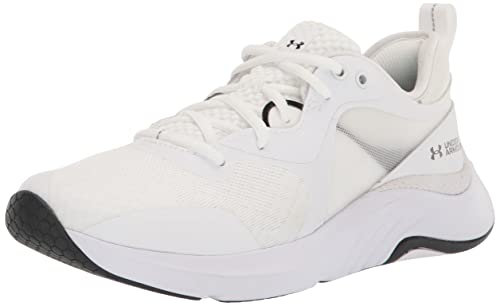 Under Armour Damen Women's Ua HOVR Omnia Training Shoes Technical Performance, (104) White/White/Black, 43 EU