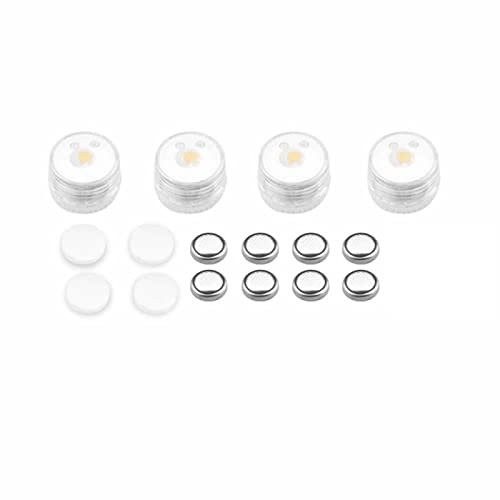 YSJJZRL 4 Pcs Drohnen-LED-Signalleuchten, Drohnen-Nachtfliegen-LED-Licht, Drohnen-Blitz-LED-Licht-Drohne-Zubehör für DJI FPV Combo Mavic 3/Air 2 2S Mini 2/2 Pro und mehr(Red Blue Flashing)