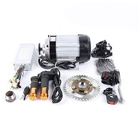 Elektrofahrrad Dreirad Umbausatz, Elektrisches Brushless-Kit zum Nachrüsten von Dreirädern, Bürstenloser Getriebemotor, für Dreirad/Rikscha/Dreirad (750W 48V)