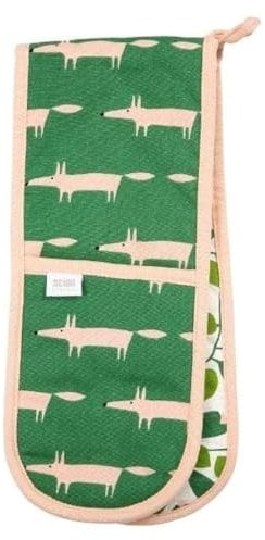 Scion by Dexam Mr Fox Double Oven Gloves - Mint Leaf