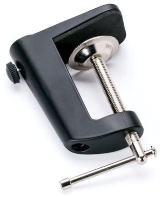 ORION LIGHTSTYLE Tischhalterung Tischklemme für Lupenleuchten Arbeitsleuchten Schraubzwinge Drehbefestigung Schwarz