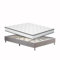 TEENO-Matelas en Mousse(160×200×22CM)+Cadre de lit Plateforme capitonné 31 cm, Parfait Soutien Haute Resilience Ultra Respirante, Matelas réversible à Deux Faces entièrement utilisables，Gris foncé