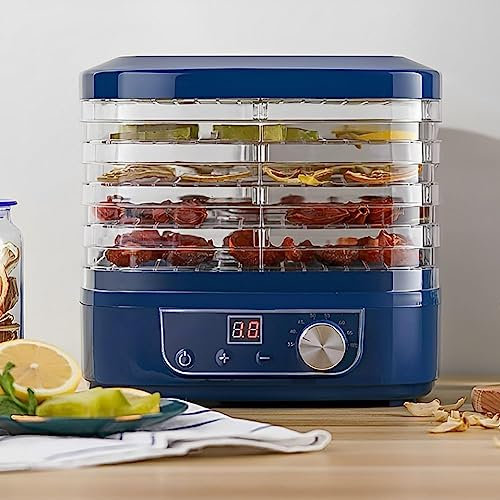 5 Trays Electric Food Dehydrator Fruit Dryer, 35-70°C Mini Pet Snack Dryer, for Jerky, Meat, Fruit, Vegetables and Healthy Snacks