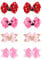 Hair Clips for Girls, 8 pcs Hair Bows, Cute Disney Hair Clips Kids Barrettes Girls' Hair Accessories for Birthday Christmas Children's Day Gift