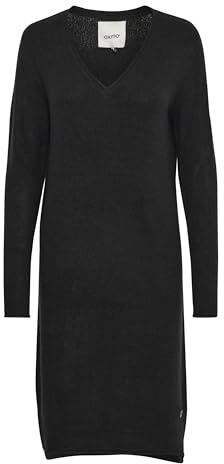 OXMO OXIda Damen Maxikleid Strickkleid Kleid
