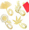Cozevdnt Metall Leaf Lesezeichen, 4 Stück Lesezeichen Personalisiert, Goldenes Blatt Lesezeichen, Bookmark Jahrgang, Lustig Schöne Lesezeichen, für Lehrer, Studenten, Kinder, Leser, Freunde