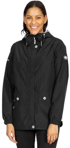 Trespass Womens Waterproof Jacket Ladies Raincoat with 4 Pockets Flourish