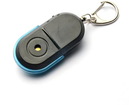 Ghjkldha Localisateur de clés sans fil, porte-clés activé, localisateur d'alarme anti-perte, traqueur d'objets sans fil multifonction pour clés, portefeuille, téléphone, lunettes, bagages et animaux