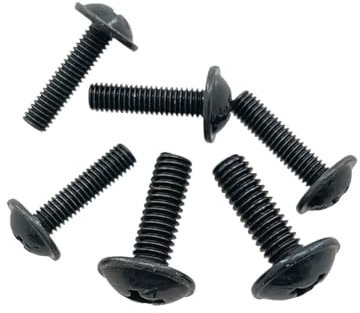 M9 x 15mm TV Stand Bracket Mounting Type C Screws for Bush Hitachi (Pack of 6)