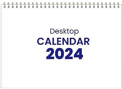 Tischkalender 2024 Einfache Spule Desktop Dekoration Kalender Kreatives Design