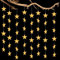 DazzJoy 6 Stk 4m Sternengirlande Gold,Hängende Papier Stern Girlande Dekorationen,Girlande Sterne Deko Papiergirlande,Sterne zum Aufhängen Girlanden für Weihnachten, Neujahr, Geburtstag, Hochzeit Deko