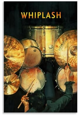 ZBSXLBNG Whiplash Classic Movie Poster Dekorative Malerei Leinwand Wandkunst Wohnzimmer Poster Schlafzimmer Malerei 12x18inch(30x45cm)