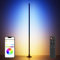 FULEN Floor Lamp, LED Corner Lamp for Living Room, Floor Light for Bedroom/Gaming Room, Modern Standing Lamp with Smart APP/Remote Control, RGB Color Changing with Music Sync