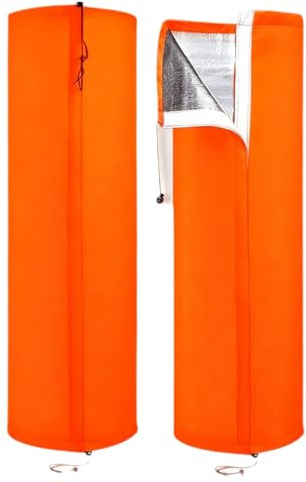 Generico Baumschutz, 2 Stück, Winterabdeckung – mit Kordel zum Schutz der Wurzeln der Palmen, für Kälte, Schnee, Eis, Palmen, Terrasse, Hof, Garten im Freien