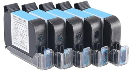 Générique Cartouche d'encre Rechargeable 2588, 1 pièce, 12.7mm, TIJ/imprimante à Jet Portable, solvant, séchage Rapide, Encre Non chiffrée, Noir, Rouge, BlueIQ800(1PK Blue)