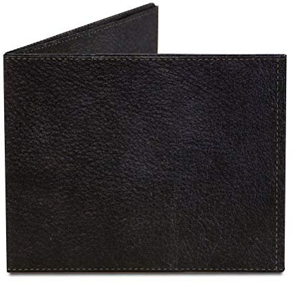 mighty wallet Dynomighty Herren, Schwarz Leder, Einheitsgröße