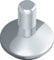 DIY Element System Möbelfuß Regulierschraube – kombinierbar mit Metallfüßen Ø 30 mm und eckig 25 mm, Ausgleich von Bodenunebenheiten – ‎M10-Gewinde, Chrom