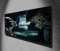 Kunstdruck auf Leinwand, Motiv: Alien vs Predator Horror-Film, Panorama, 127 x 50,8 cm, fertig zum Aufhängen