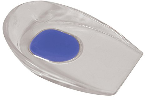 Pair of TPE Gel Heel Cups, Cushion Pads for Spurs Central Pressure Relief, Cushioning, Support and Shock Absorption for Heel Pad and Spur Pain Reduce Hard Skin Build Up Shoe Inserts