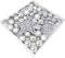 ToCi Christbaumschmuck Set 45-teilig Silber – Weihnachtskugeln, Sterne & Perlenkette - Glänzende & Matte Kugeln aus Kunststoff - Bruchsicherer Baumschmuck für Weihnachtsbaum & Kranz