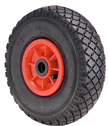 WOLFPACK LINEA PROFESIONAL - Rueda Carretilla Sacos Neumática llanta plástico 20 mm.