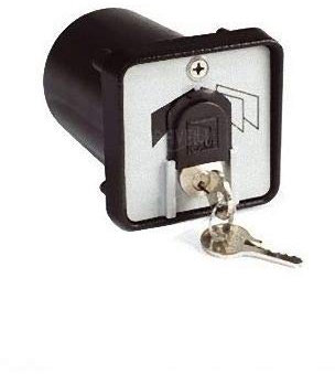 SELETTORE A CHIAVE DA INCASSO CON CUSTODIA CILINDRO SERRATURA DIN CAME SET-I