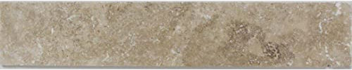 Sockel Travertin Naturstein walnuss Sockel Noce Antique Travertin für WAND BAD WC DUSCHE KÜCHE FLIESENSPIEGEL THEKENVERKLEIDUNG BADEWANNENVERKLEIDUNG Mosaikmatte Mosaikplatte
