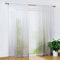 Joyswahl Voile Gardine halptransparenter Vorhang mit Topaktuelle Farbverlauf Muster »Babette« Schals Fenster Vorhänge mit Stangendurchzug BxH 140x245cm Grau 1er Pack