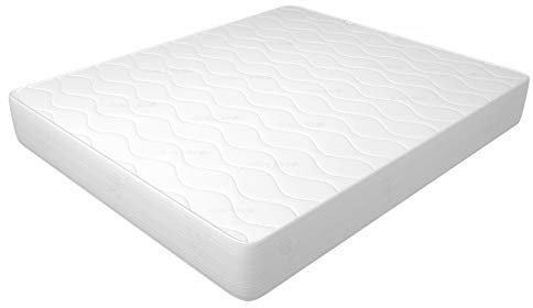 miasuite i sogni italiani Matratze für Doppelbett, 170 x 190 cm, Höhe 21 cm, aus Waterfoam und Aloe Vera, formstabil, Medizinprodukt, Modell: Plus.