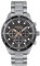 Breil, Sail Kollektion, Herrenuhr, Chronograph, Quartz-Uhrwerk, Edelstahlarmband, Anthrazitfarbenes Zifferblatt, Fluoreszenz-Zeiger und Stundenmarkierungen, Taucherschließe, Durchmesser: 28 mm, Silber