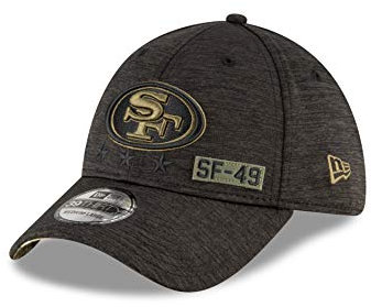 New Era San Francisco 49ers - 39thirty Cap - Salute to Service 2020 - Black - S-M (6 3/8-7 1/4)