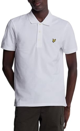 Lyle & Scott Plain Polo Shirt White L