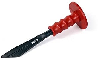 Hilka 62684010 10 Plugging Chisel with Grip, Red