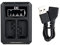 JJC Adaptateur USB Double Chargeur de Batterie pour Nikon Z30 Z50 Zfc Appareil Photo numérique pour Nikon EN-EL25
