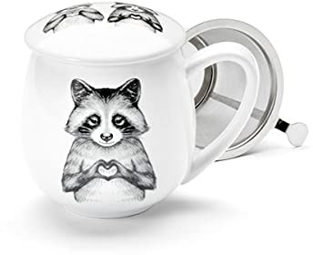 NEU teemando® Kräuterteetasse Pip & Pepe Porzellan, 3-teilig 0,35 l