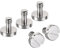 sourcing map 1/4 Mounting Screw Adapter Slotted 0.16 Thread Length for Camera Tripod Alloy Steel 5Pcs