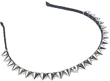 Bemvp 1 Stücke Mode Kühle Metall Stirnband Spike Nieten Nieten Band Party Punk Hair Clips Gothic Style