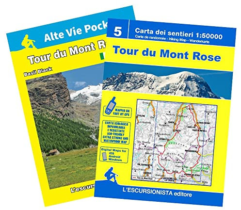 Tour du Mont Rose. Ediz. multilingue. Con cartina 1:50.000