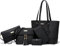 AILLOSA Handtasche Damen Groß Handtaschen Set Für Frauen Umhängetasche Taschen