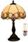 Uziqueif 12 Zoll Tiffany Lamp, Schlafzimmer Lampen Nachttisch, Wohnzimmer Dekoration Vintage Tischlampe, Tiffany Tischlampen