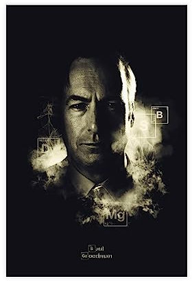 ETOMEY Better Call Saul Saul Goodman Kunstdrucke, Poster, ästhetisch, 2 Leinwand, Poster, Schlafzimmer, Dekoration, Sport, Landschaft, Büro, Raumdekoration, Geschenk, ungerahmt, 30 x 45 cm